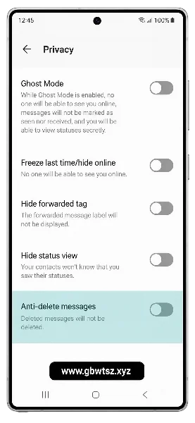 Anti-Delete Messages